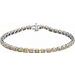 Bezel-Set Line Bracelet