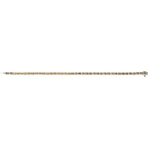 Bezel-Set Line Bracelet