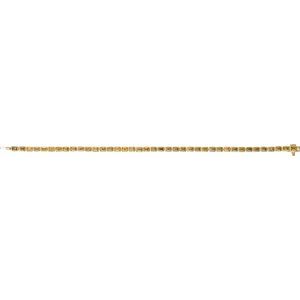 Bezel-Set Line Bracelet