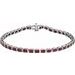 Bezel-Set Line Bracelet
