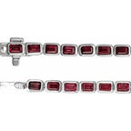 Bezel-Set Line Bracelet