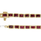 Bezel-Set Line Bracelet
