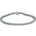 Bezel-Set Line Bracelet