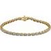 Bezel-Set Line Bracelet
