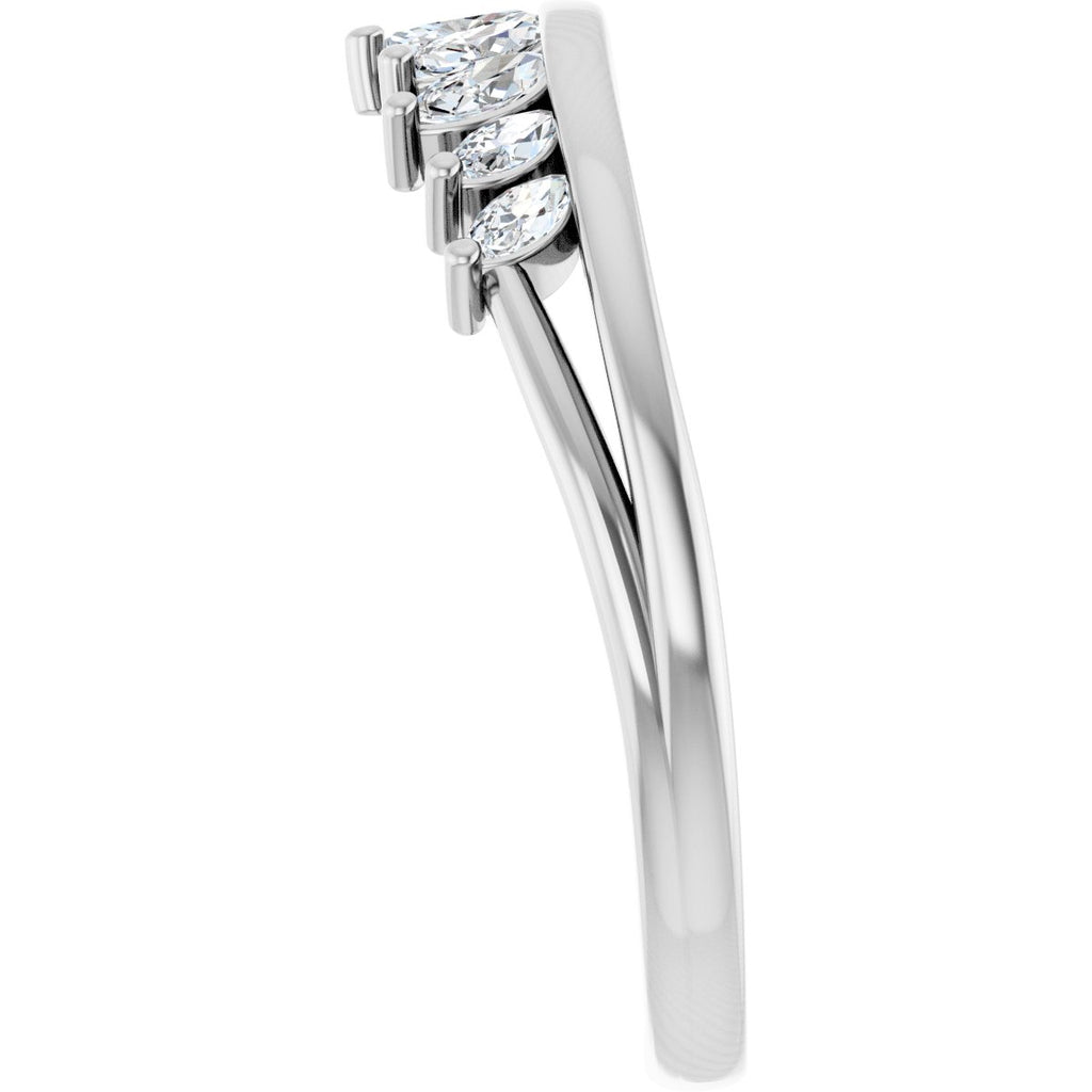 Accented Engagement Ring or Band