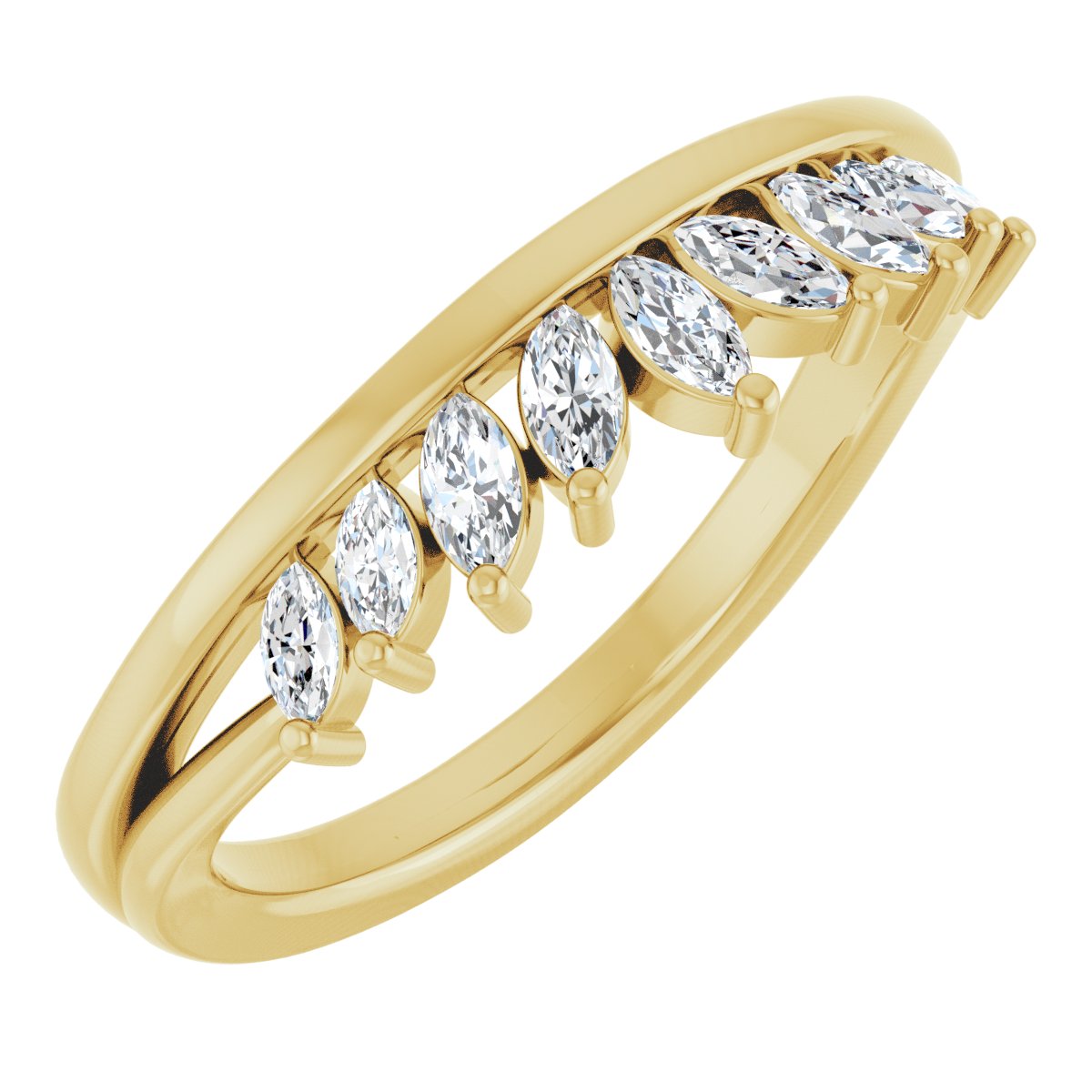 Accented Engagement Ring or Band