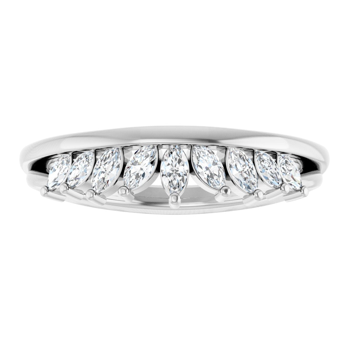 Accented Engagement Ring or Band