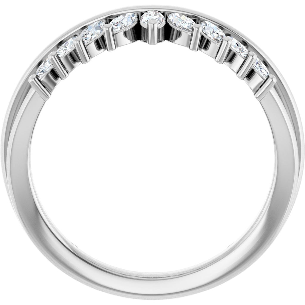 Accented Engagement Ring or Band