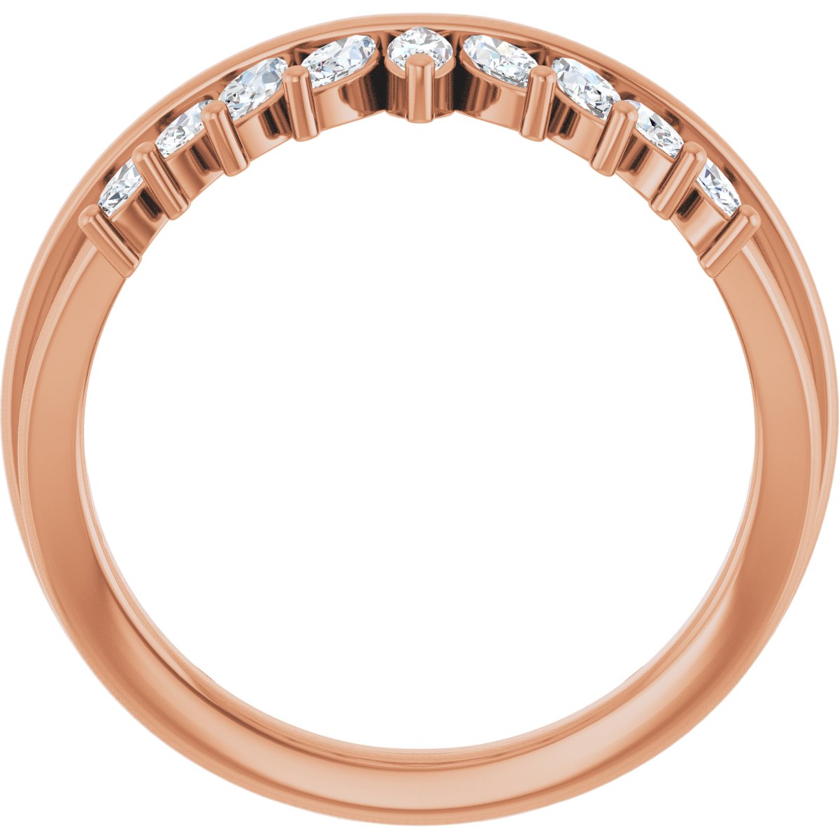 Accented Engagement Ring or Band