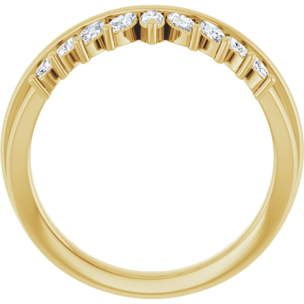 Accented Engagement Ring or Band