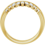 Accented Engagement Ring or Band