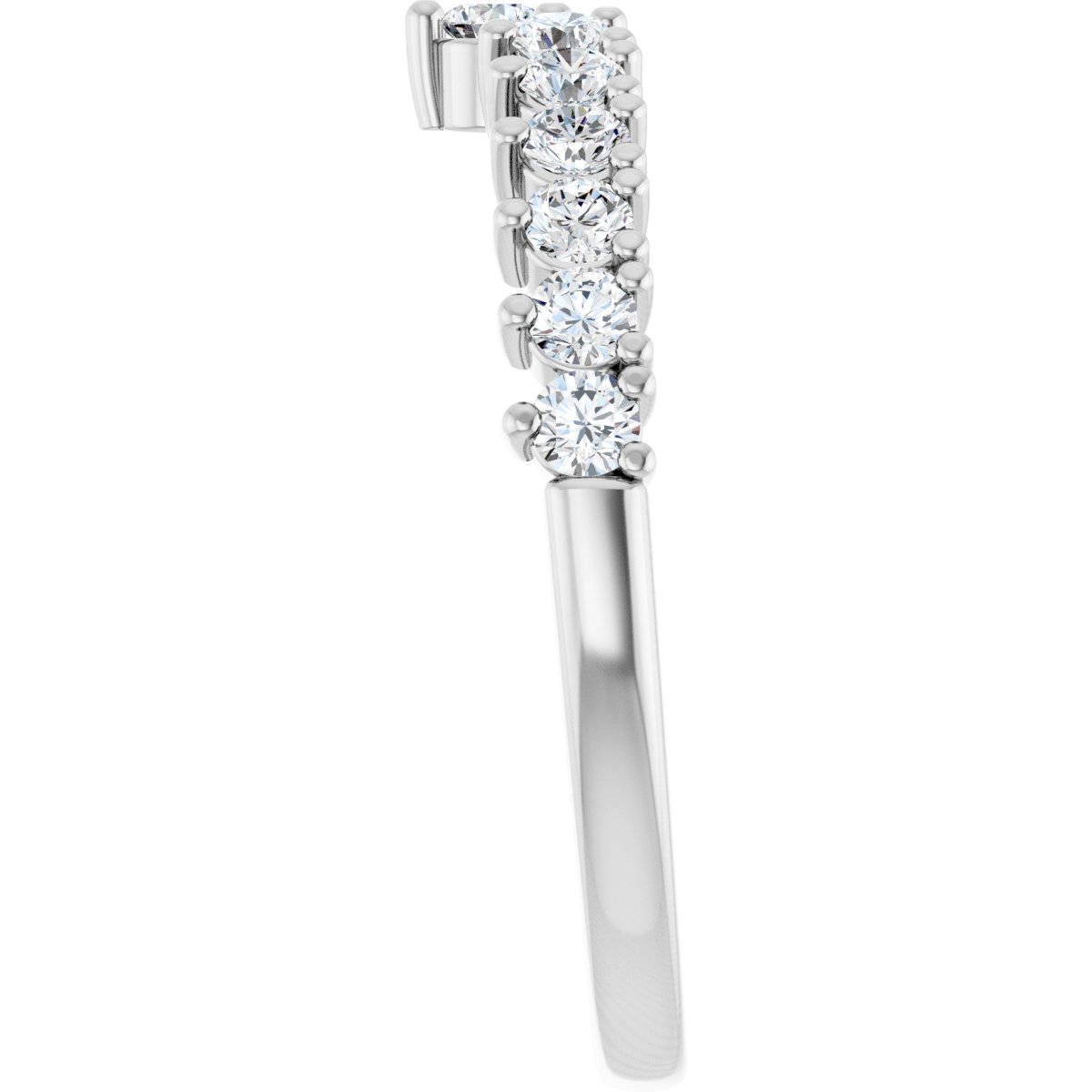 Accented Double-Row Engagement Ring or Band