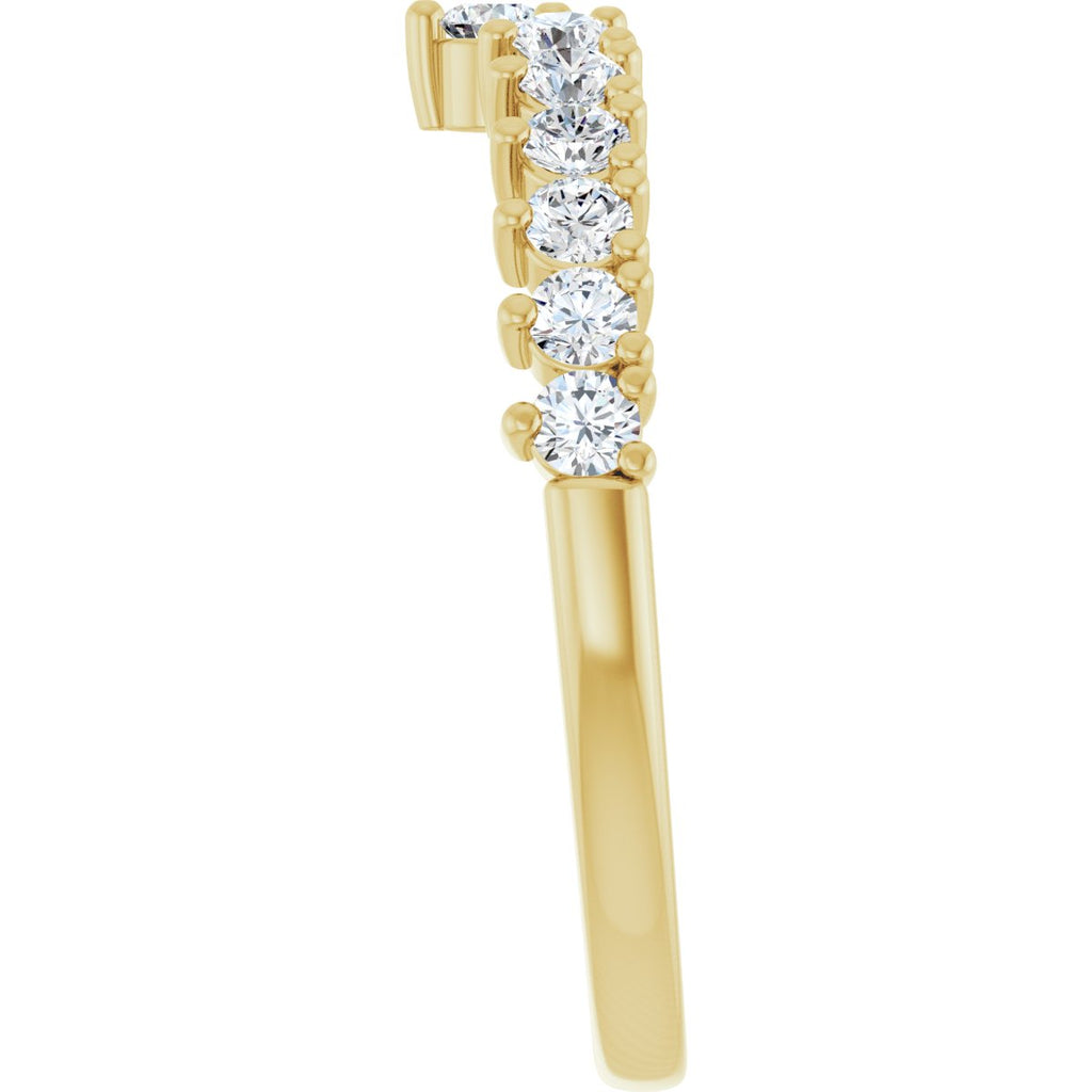 Accented Double-Row Engagement Ring or Band