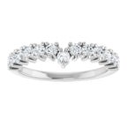 Accented Double-Row Engagement Ring or Band