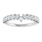 Accented Double-Row Engagement Ring or Band