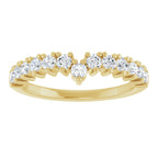 Accented Double-Row Engagement Ring or Band