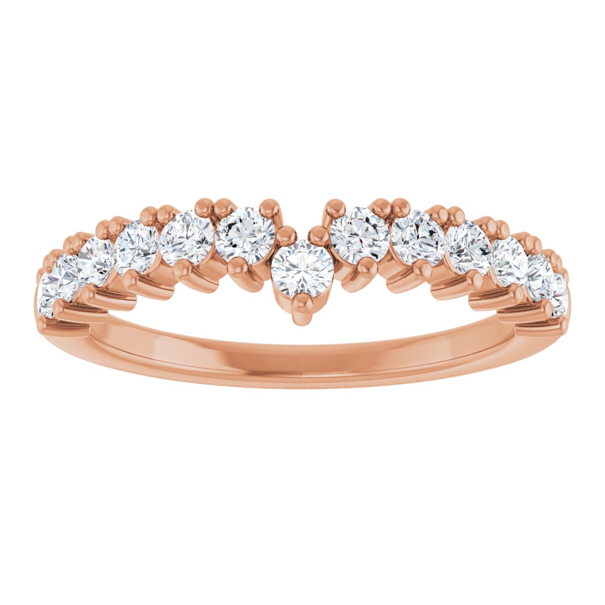 Accented Double-Row Engagement Ring or Band