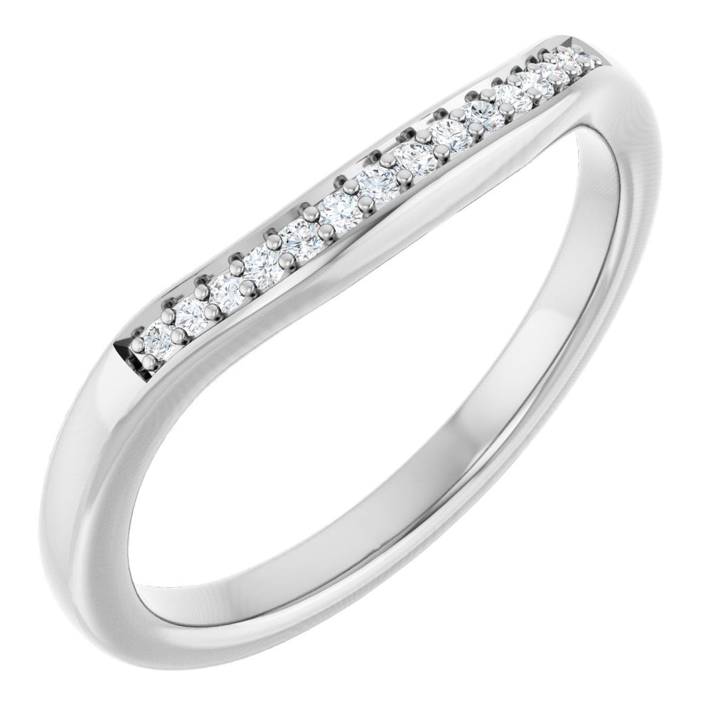 Accented Engagement Ring or Band