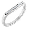 Accented Engagement Ring or Band