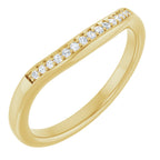Accented Engagement Ring or Band
