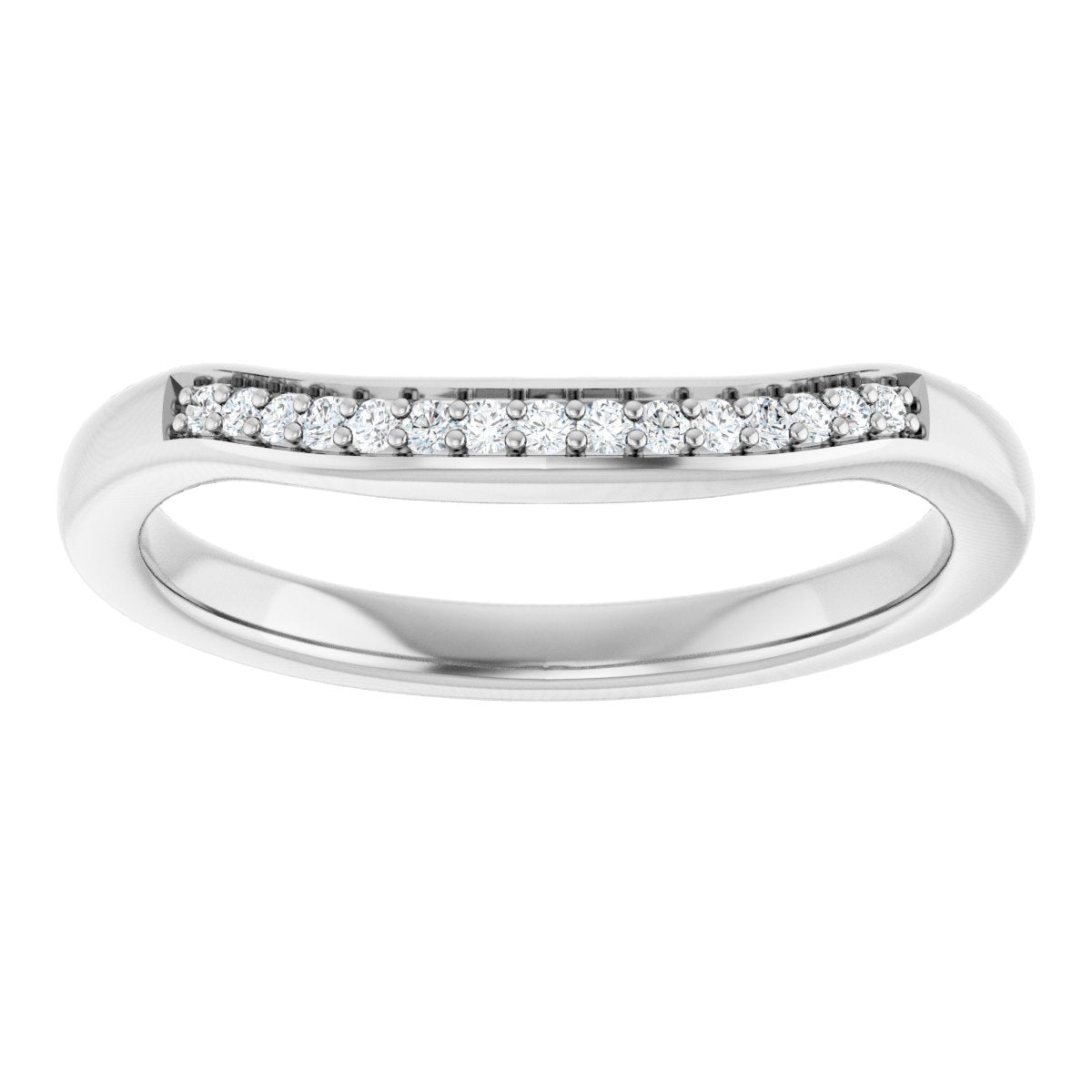 Accented Engagement Ring or Band