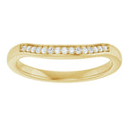 Accented Engagement Ring or Band