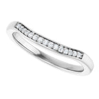 Accented Engagement Ring or Band