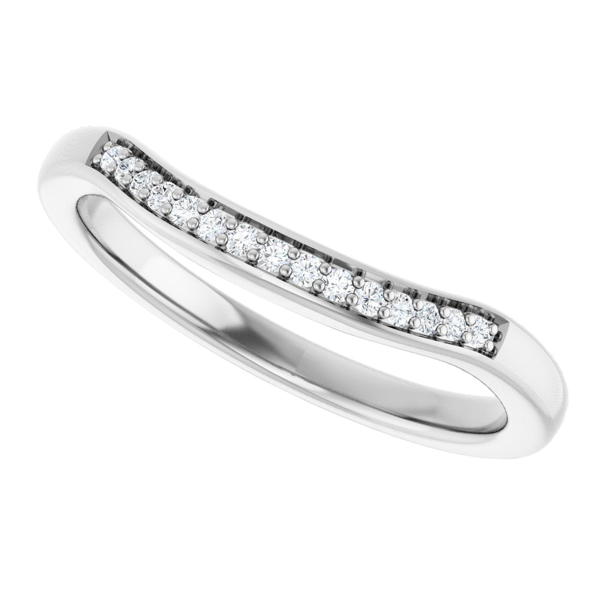 Accented Engagement Ring or Band