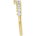 Accented Double-Row Engagement Ring or Band