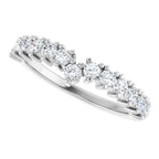 Accented Double-Row Engagement Ring or Band