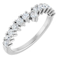 Accented Double-Row Engagement Ring or Band