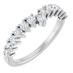 Accented Double-Row Engagement Ring or Band