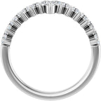 Accented Double-Row Engagement Ring or Band