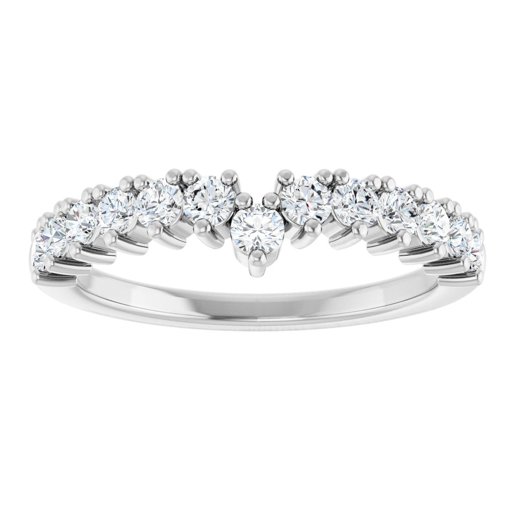 Accented Double-Row Engagement Ring or Band