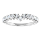 Accented Double-Row Engagement Ring or Band