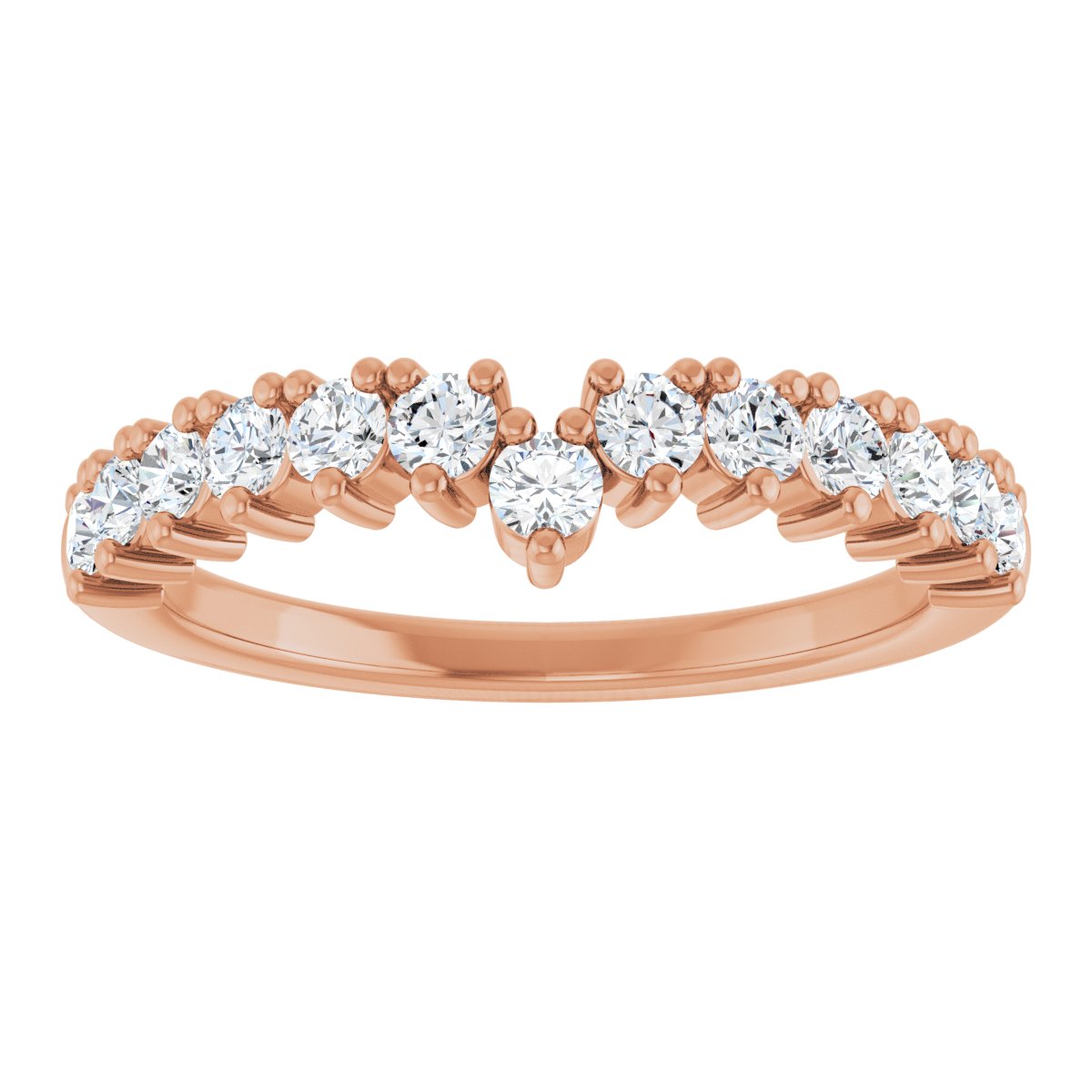 Accented Double-Row Engagement Ring or Band