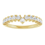 Accented Double-Row Engagement Ring or Band