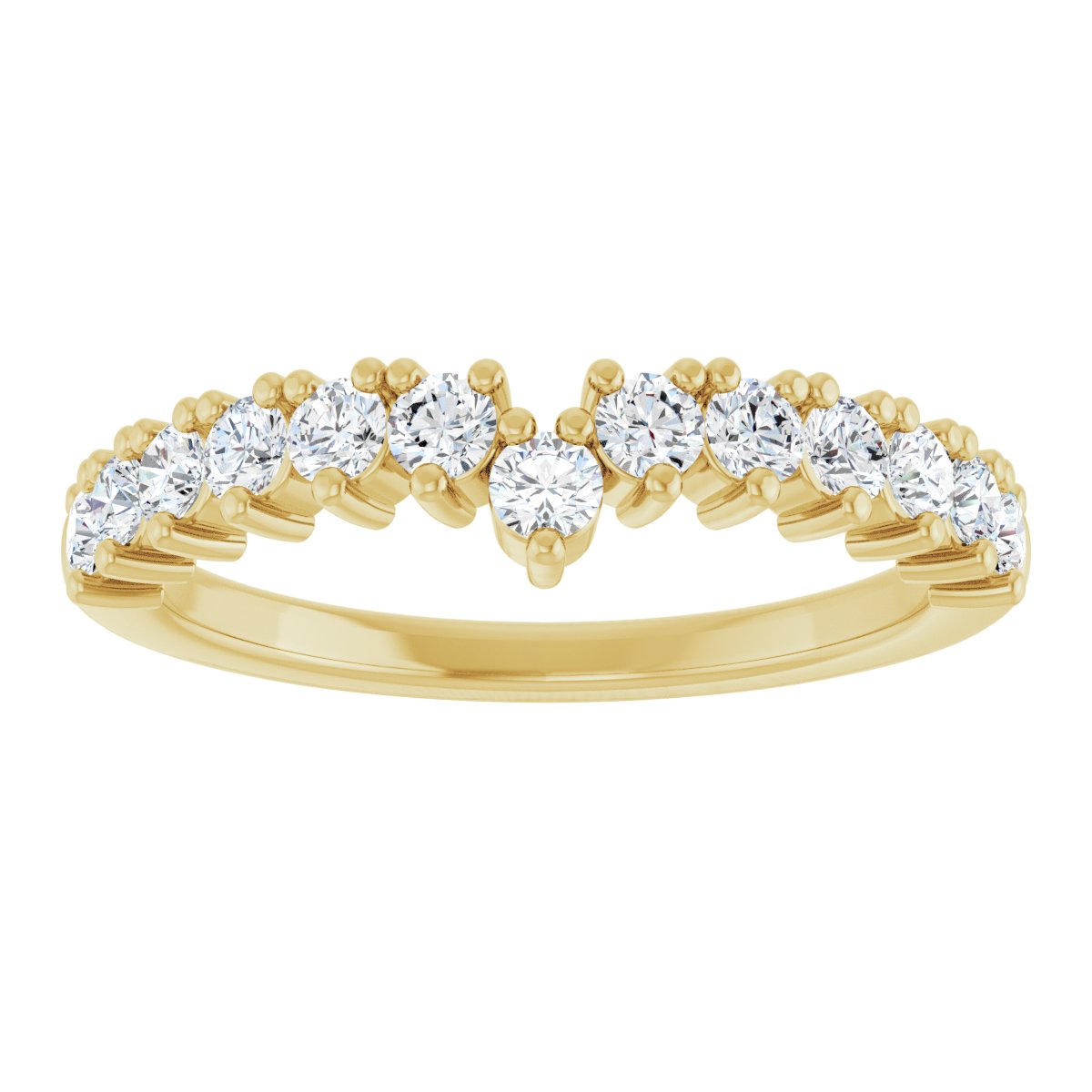 Accented Double-Row Engagement Ring or Band