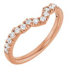 Double Claw-Prong Three-Stone Engagement Ring or Band