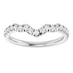 Double Claw-Prong Three-Stone Engagement Ring or Band