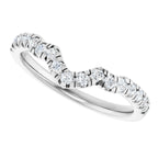 Double Claw-Prong Three-Stone Engagement Ring or Band