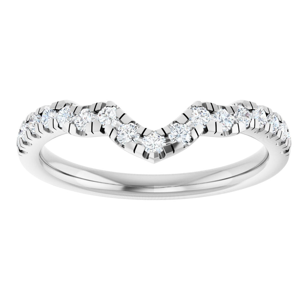 Double Claw-Prong Three-Stone Engagement Ring or Band