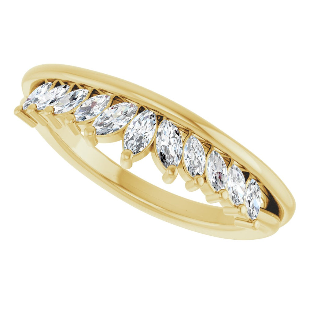 Accented Engagement Ring or Band