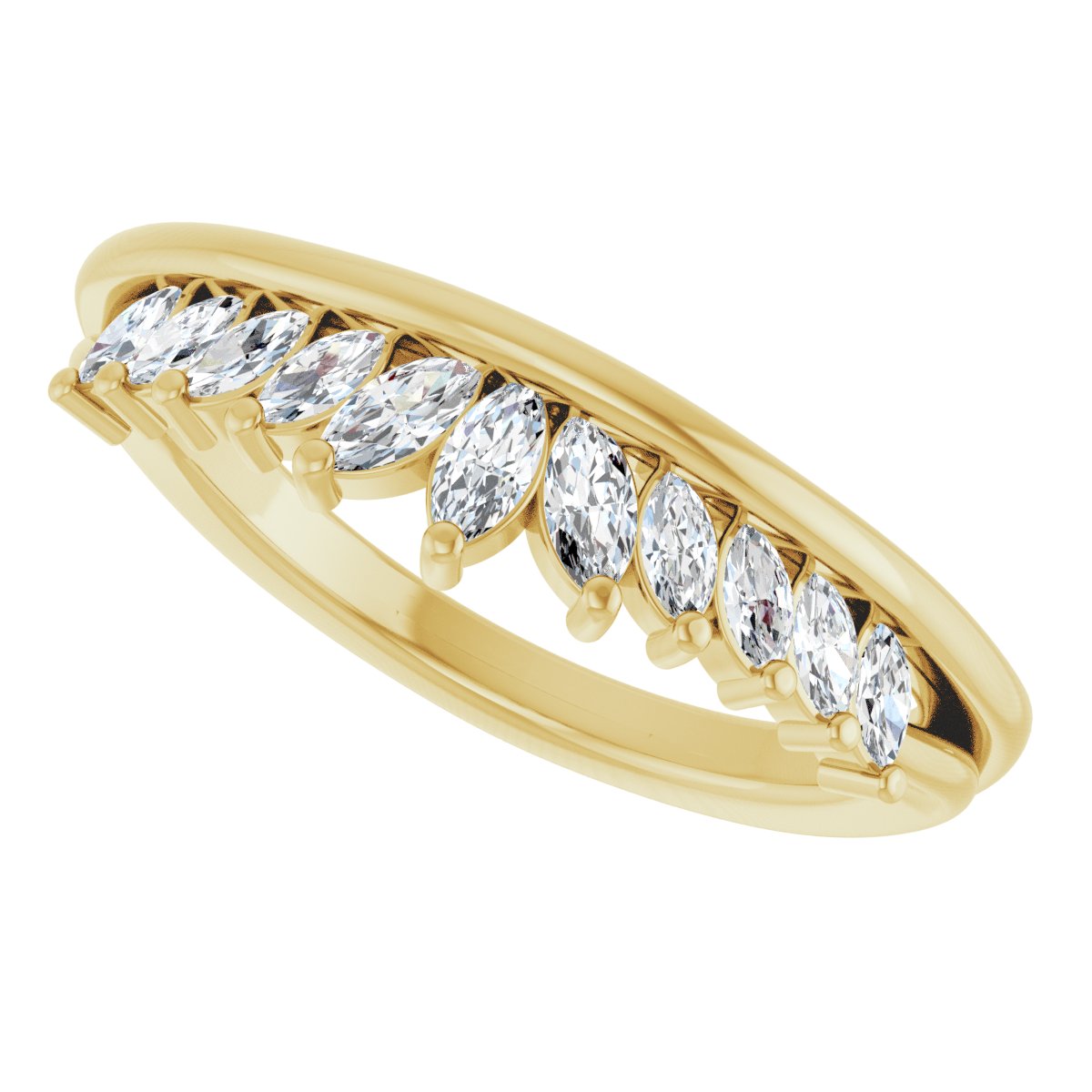 Accented Engagement Ring or Band