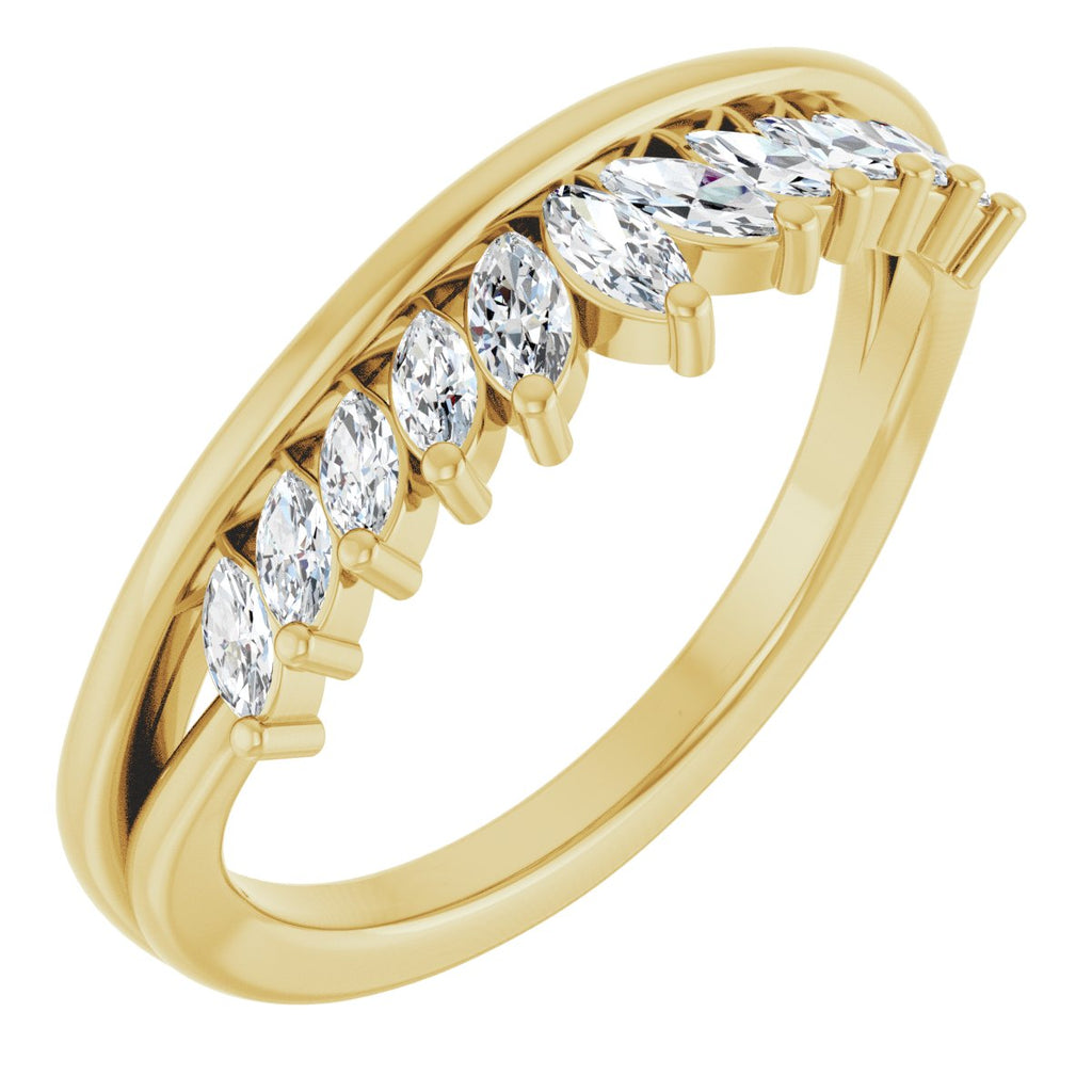 Accented Engagement Ring or Band