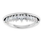Accented Engagement Ring or Band