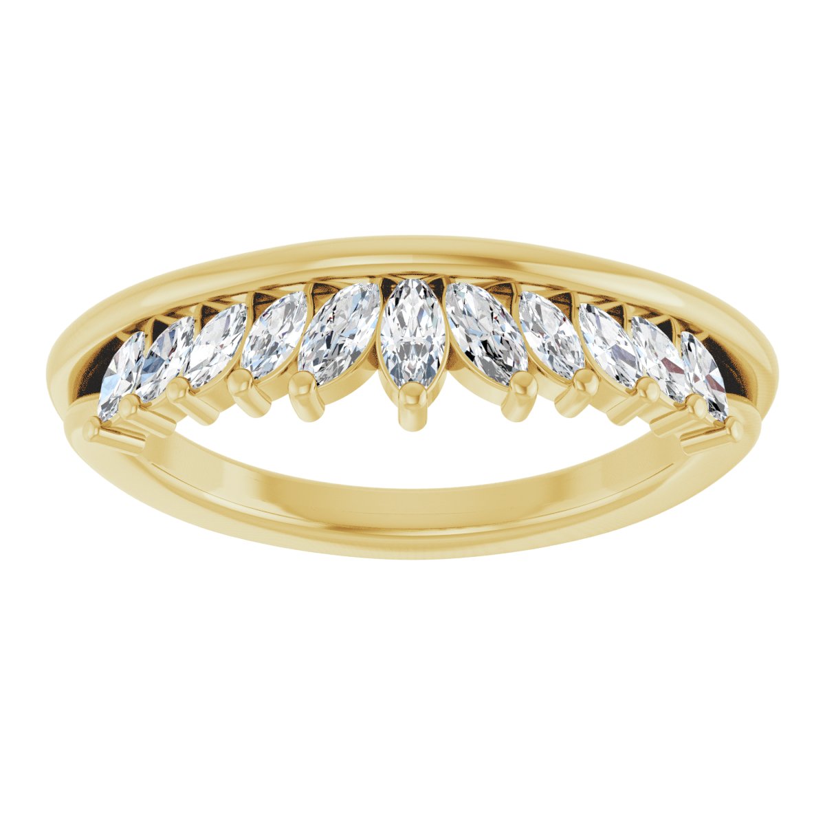 Accented Engagement Ring or Band