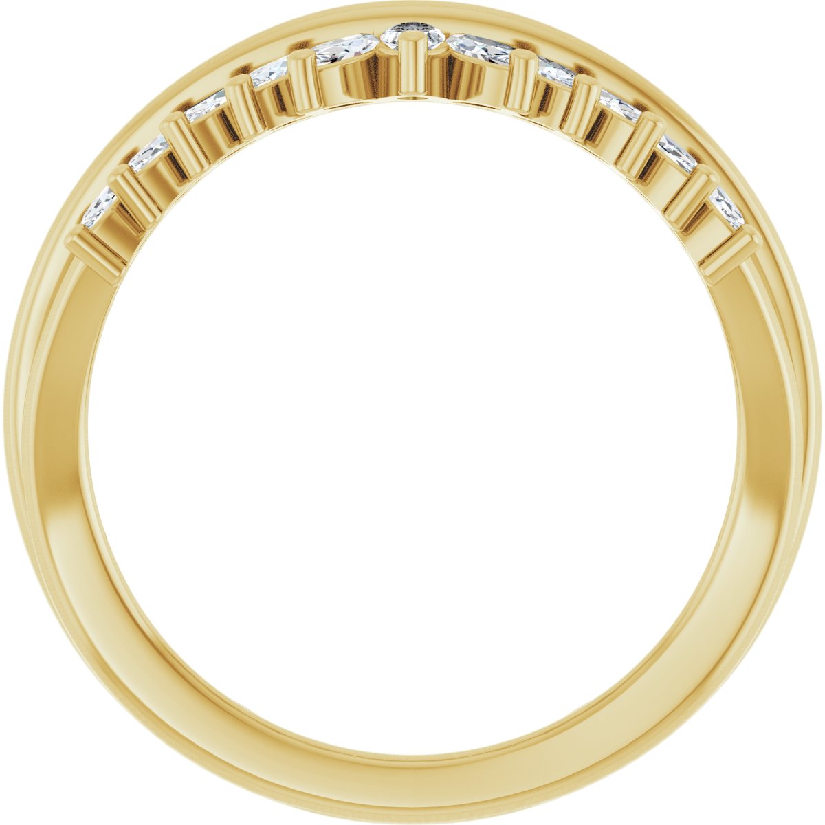 Accented Engagement Ring or Band
