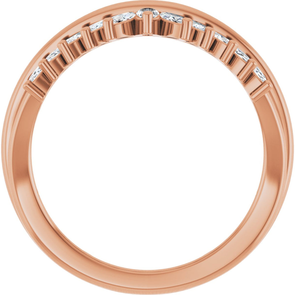 Accented Engagement Ring or Band