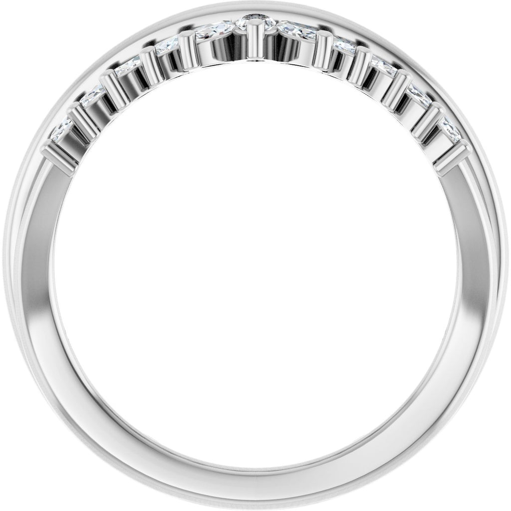 Accented Engagement Ring or Band